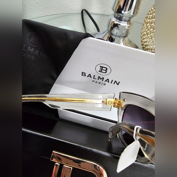 Balmain 55mm Cat Eye Sunglasses. - Picture 7 of 16